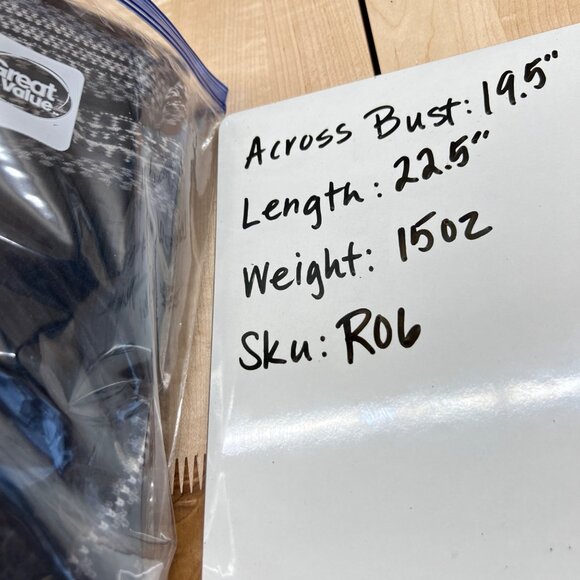 Cyrus Nordic Style Striped Knit Mock Neck Sweater Dark Blue White Size Medium - Picture 10 of 12